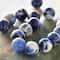 Blue Sodalite Stone Round Beads, 10mm by Bead Landing™